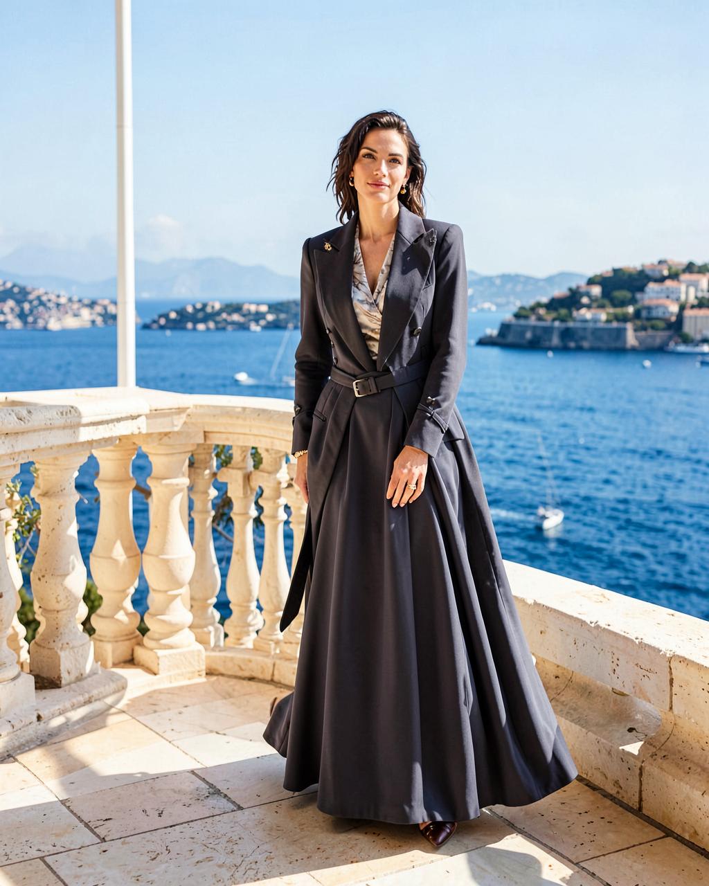 Editorial portrait production on the Riviera